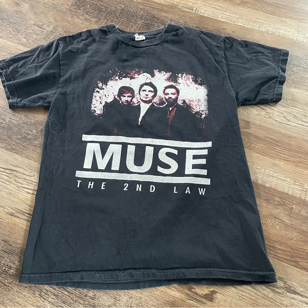 Muse The 2nd Law Black band concert 2023 shirt M